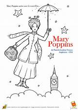 Poppins Mary Coloring Pages Color Kids Disney Drawing Coloriage Colouring Printable Sheets Book Popular Le Crafts Printables Print Choose Board sketch template