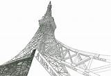 Tokyo Tower Drawing Sketch Crawford Lane Project City Paintingvalley Sketches sketch template