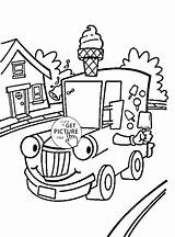 Coloring Transportation Pages Ice Cream Truck Land Kids Water Preschool Bus School Drawing Getcolorings Getdrawings Color Printable Transport Colorings Perfect sketch template