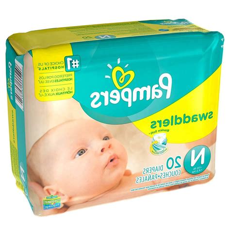 pampers swaddlers diapers size preemie newborn