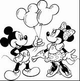 Mickey Minnie Mouse Coloring Pages Printable Davemelillo Disney Micky Mini Birthday Minie Drawing Maus Happy sketch template