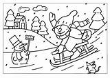 Kleurplaat Kleurplaten Pompom Slee Wintersport Knutselen Herfst Moeilijke Crianças Artesanato Separadores Pinguin Uitprinten Downloaden Estações Pompons Terborg600 Kiezen Thema sketch template