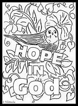 Hope Coloring Pages God Children Getcolorings Color Gems Printable Print Treasure Box sketch template
