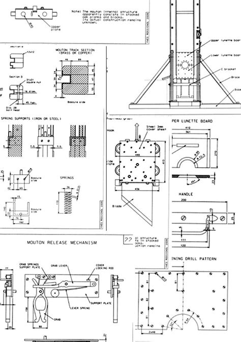 guillotine construction drawings
