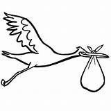 Storch Mit Ausmalen Malvorlage Kostenlose Vögel Vogel sketch template