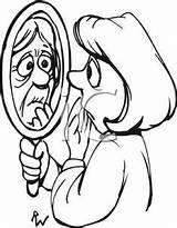 Aging Clipart Wrinkles Mirror Looking Wrinkle Face Clip Woman Old Go Will Skin Wrinkled Clipartpanda People 20clipart Look Cliparts Makeunder sketch template