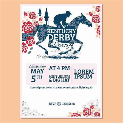 kentucky derby invitation wording luxury kentucky derby party