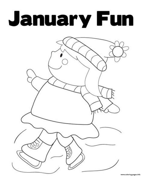 winter  printable january fund coloring pages printable
