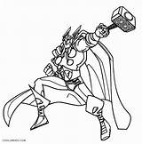 Thor Coloring Pages Movie Kids Printable sketch template