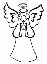 Angels sketch template