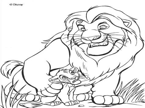 lion king mufasa coloring pages  getdrawings