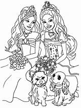 Barbie Coloring Pages Dreamhouse Life Getcolorings Happy Color sketch template