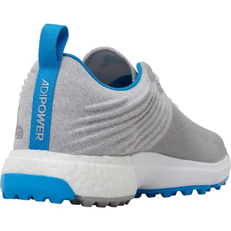buy adidas mens adipower orged  wide golf shoes grey twofootwear whiteshock cyan