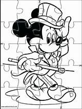 Jigsaw Coloring Pages Cut Printable Getcolorings Print Color sketch template