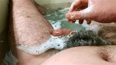 Wanking With Soap Intense Cumshot Tight Foreskin