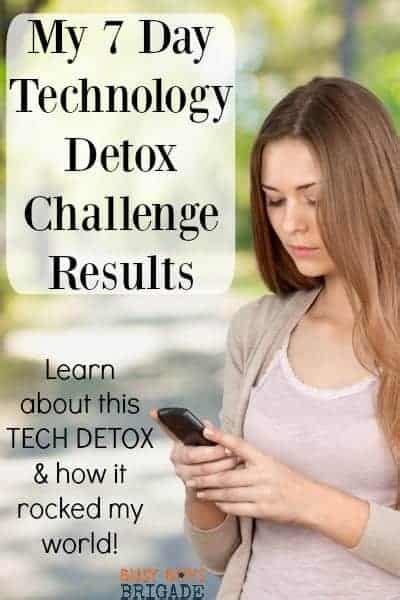 my 7 day technology detox challenge results rock your homeschool
