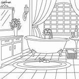 Coloring Pages Color Bathroom Adult Colouring Sheets House Books Kids Book Printable Interior Next Cool Drawing Pencils Projects Watercolor Felting sketch template