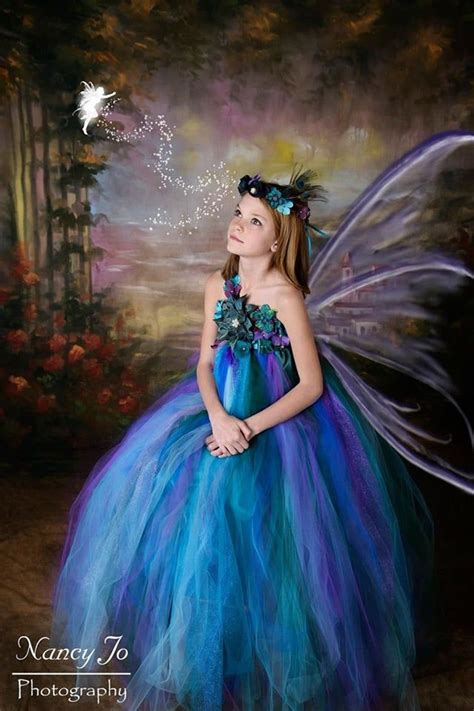 Peacock Fairy Dress Festival Clothing Fairy Princess Etsy