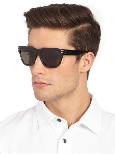 Givenchy Resin Wayfarer Sunglasses In Black For Men Lyst