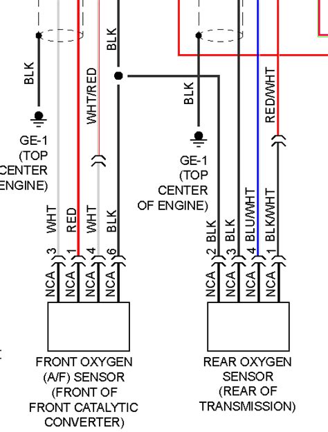 subaru oxygen sensor wiring diagram