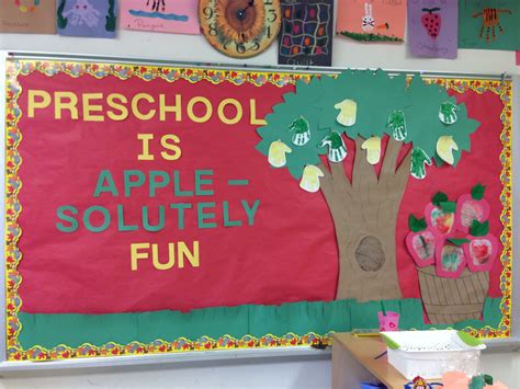 pin  kimberly crecca  preschool september bulletin boards