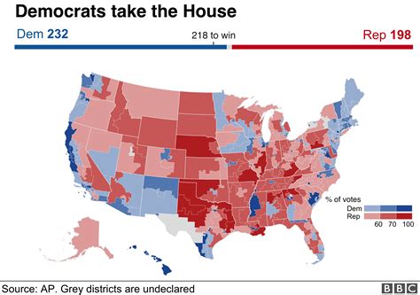 Us Mid Term Election Results 2018 Maps Charts And Analysis Bbc News