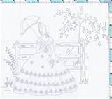 Embroidery Patterns Vintage Belle Southern Quilt Ladies Lady Stitch Cross Purse Machine Hand sketch template
