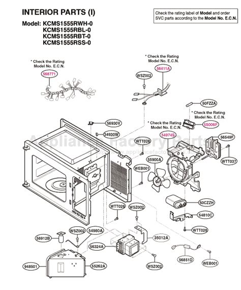 parts  kcmsrss kitchenaid microwaves