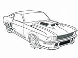 Coloring Pages Dodge Mustang Ford Charger Gt Muscle Drawing Challenger Cars Shelby Cobra Printable Car 1970 Color 1969 Getdrawings Print sketch template