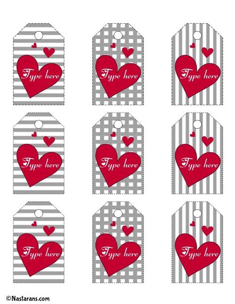 editable valentines day gift tags valentines gift tags diy