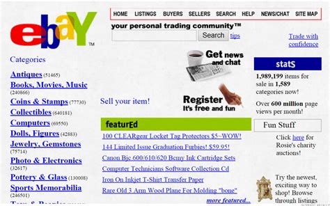 ebay heres   favorite websites looked   years