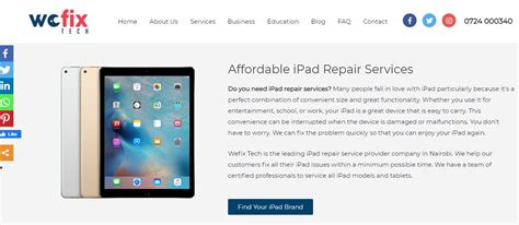 apple ipad repair