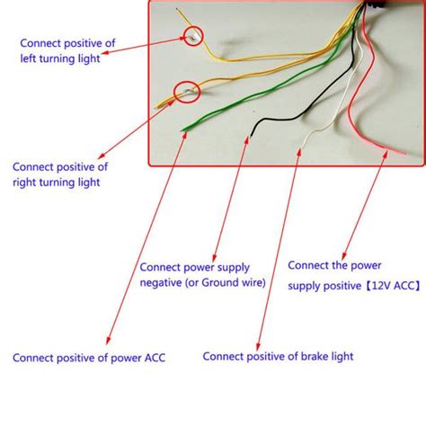 led tail light strip wiring diagram  brake light flasher install instructions