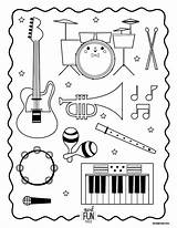 Coloring Music Pages Instrument Instruments Musical Printable Kids Orchestra Lds Class Xylophone Lessons Preschool Primary Colouring Worksheets Activities Kiddos Nod sketch template