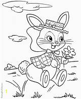 Coloring Easter Bunny Pages Sheets Bunnies Kids Fun Printable Cute Sunny Rabbit Print Color Activities Colouring Worksheet Clipart Activity Hopping sketch template