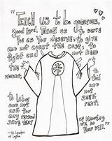 Coloring Saints Catholic Pages Saint Ignatius Loyola St Kids Priesthood San Vestment Quotes Color Ignacio Quote Paper Paperdali Dali Quotesgram sketch template