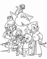 Bheem Chota Friends Coloring Pages Netart Print Choota Kids Search Again Bar Case Looking Don Use Find sketch template