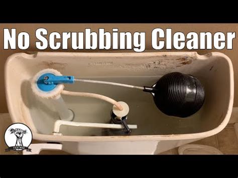 easy clean  toilet tank  scrubbing tightwaddiy youtube