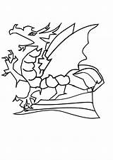 Dragon Coloring Clipart Kids Cute Baby Chinese Clip Year Pages Bearded Printable Colouring Cliparts Cartoon Library Silhouette Transparent 20dragon Fire sketch template