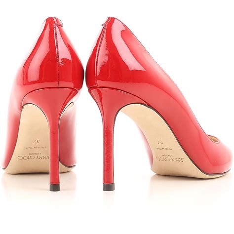 lyst jimmy choo shoes  women  red