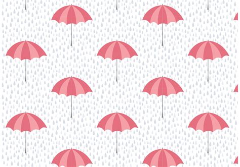 umbrella  rain vector pattern  vector art  vecteezy