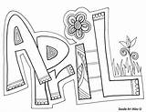 Showers April Coloring Pages Getcolorings Color Printable sketch template