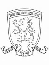 Middlesbrough Coloringpage sketch template