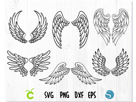 ideas  coloring angel wings svg