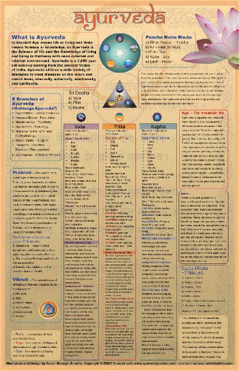 ayurveda  chakra charts medium ayurveda posters