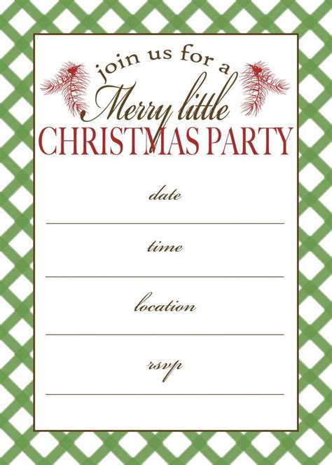 printable christmas party invitation moritz fine designs