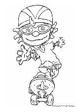 Rocket Power Coloring Pages Color Book Print sketch template