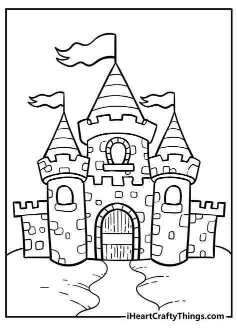 printable castle coloring pages home interior design
