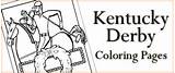 Kentucky Derby Coloring Pages Sheets Printables La Template Kids sketch template