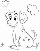 Easy Drawing 101coloring Dalmatian Doggie Owls Abetterhowellnj Supercoloring Coloringhome sketch template